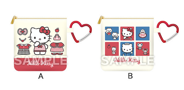 カラビナ付きミニポーチ （全2種）