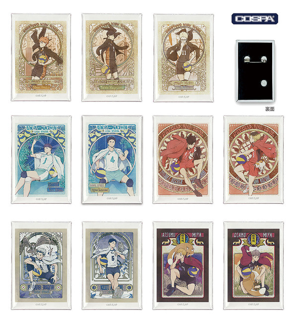 TVアニメ『ハイキュー!!』スクエア缶バッジ 飛翔Ver.（全11種）