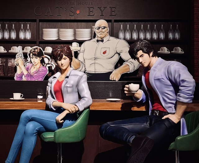 「シティーハンター大原画展～FOREVER, CITY HUNTER‼～」獠、香、海坊主、美樹の4人が勢揃い！