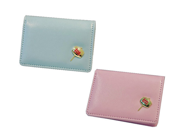 ダイキャスト付き名刺ケース(ブルー・ピンク) 各3,300円(税込)