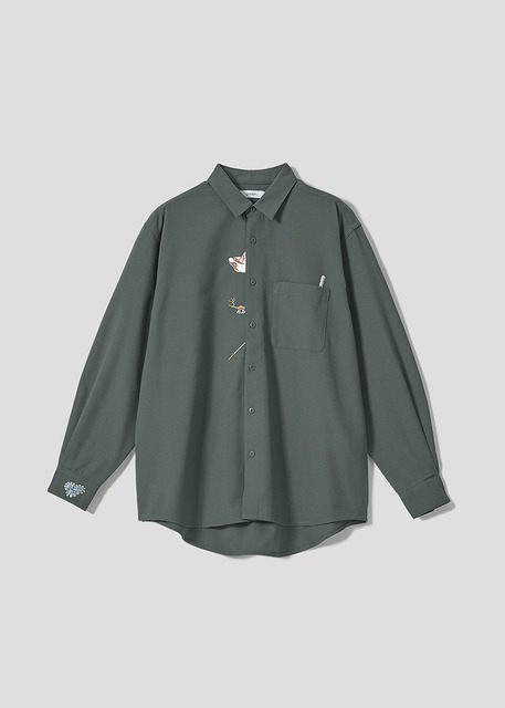 アニメ『チェンソーマン』×グラニフ「easy revenge！｜ルーズシャツ」