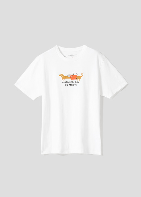アニメ『チェンソーマン』×グラニフ「ナガスギルイヌとポチタ｜Tシャツ」