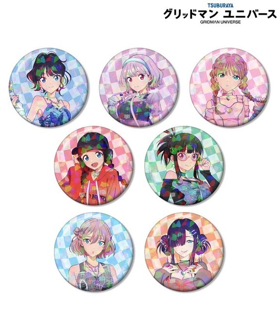 アニメ『グリッドマン ユニバース』描き下ろし Y2K ver. トレーディングホログラム缶バッジ