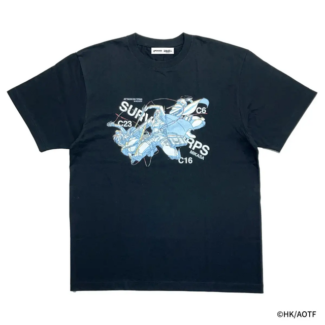 進撃の巨人 WIT STUDIO＜ ARCHIVES ＞ Tシャツ【MIKASA ACKERMAN 58% TEE 002】