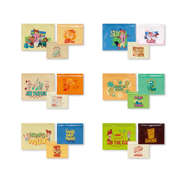 J賞：ジッパーバッグセット【全6種】