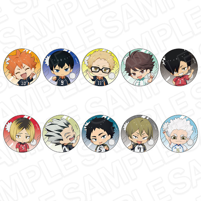 アニメ『ハイキュー!!』ホログラムカンバッジ ナイスプレー ver.（ランダム10種）