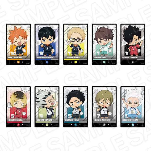 アニメ『ハイキュー!!』クリアカード ナイスプレー ver.（ランダム10種）