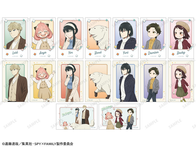 TVアニメ『SPY×FAMILY』描き下ろし 歩みver. トレーディングイラストカード（全16種）