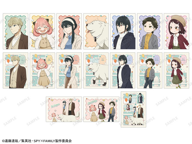 TVアニメ『SPY×FAMILY』描き下ろし 歩みver. トレーディングブロマイド（全17種）