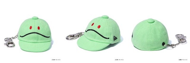 ニューエラ「キャップキーホルダー 機動戦士ガンダム ハロ グリーン」
