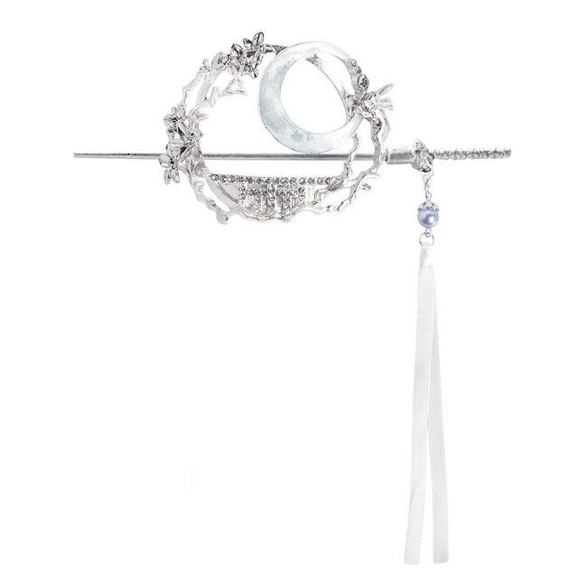 「魔道祖師 マルチチャーム ＆ アイコニック ヘアオブジェ マジェステ ＋ 簪」藍忘機/らんぼうき[WH]