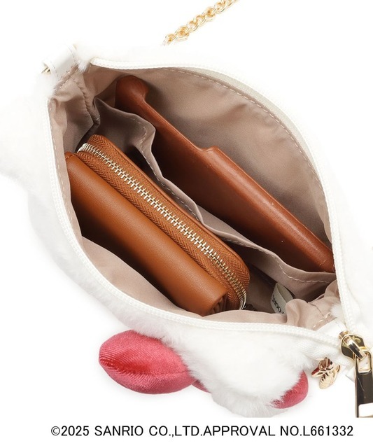 フェイクファーポシェット