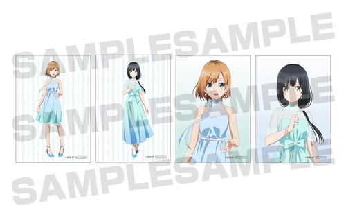 劇場版『SHIROBAKO』のPOP UP SHOPが新宿マルイアネックスにて開催。あおいと絵麻のドレス姿のイラストグッズを先行販売！