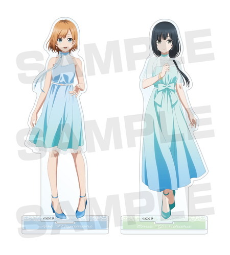 劇場版『SHIROBAKO』のPOP UP SHOPが新宿マルイアネックスにて開催。あおいと絵麻のドレス姿のイラストグッズを先行販売！