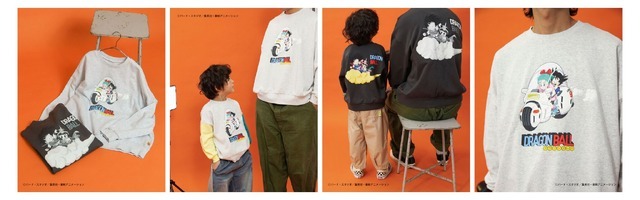 ドラゴンボールコラボ モチーフトレーナー(大人)