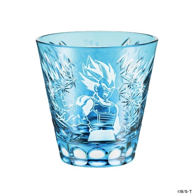 『ドラゴンボールZ』江戸切子グラス　ベジータ