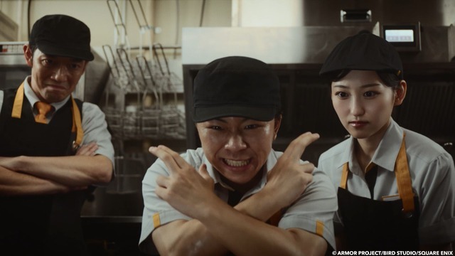 「ドラクエバーガー誕生」篇©乃木坂46LLC