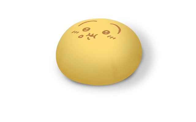 ちいかわオリジナルデザイン 中華まんビーズクッション（うさぎ）