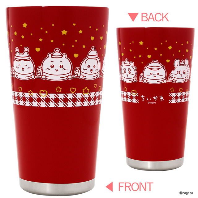 ちいかわステンレスタンブラー ウォームレッドver.