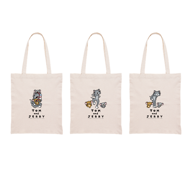 Happyくじ『TOM and JERRY FUNNY ART!』5　C賞 コラボレーショントートバッグ（全3種）