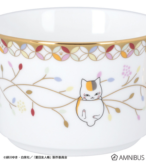 TVアニメ『夏目友人帳』ノリタケコラボ ニャンコ先生 カップ＆ソーサー