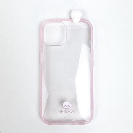 イラストと人形のシンプルなスマホケース