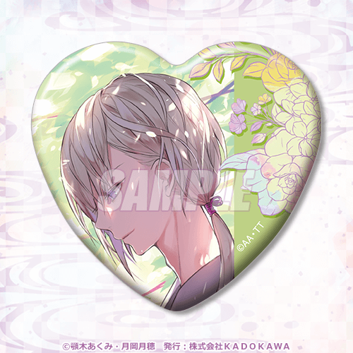 D賞：キラキラハート型缶バッジ（全22種）