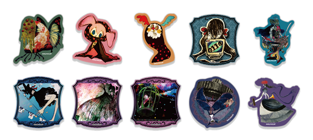 「魔法少女まどか☆マギカ in NAMJATOWN」アクリル魔女ステッカーコレクション（全10種）※ランダム封入