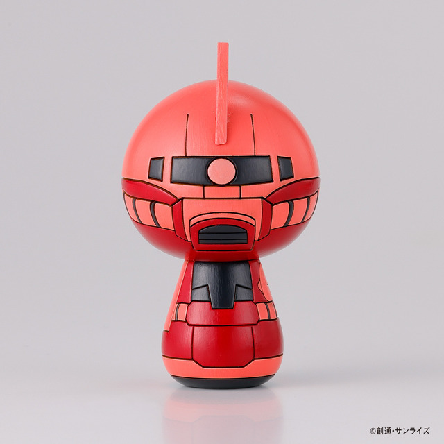 「STRICT-G JAPAN 『機動戦士ガンダム』卯三郎こけし」シャア専用ザク