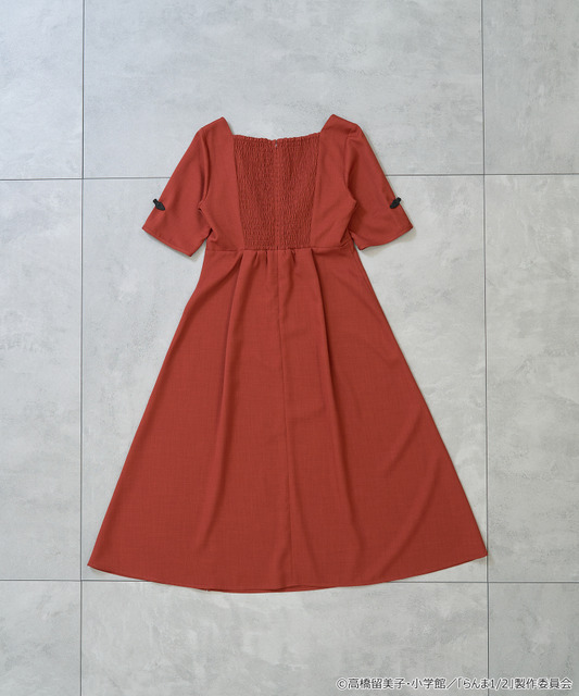 TVアニメ『らんま1/2』× earth music＆ecology Japan Label「チャイナワンピース」ボルドー（C）高橋留美子・小学館/「らんま1/2」製作委員会