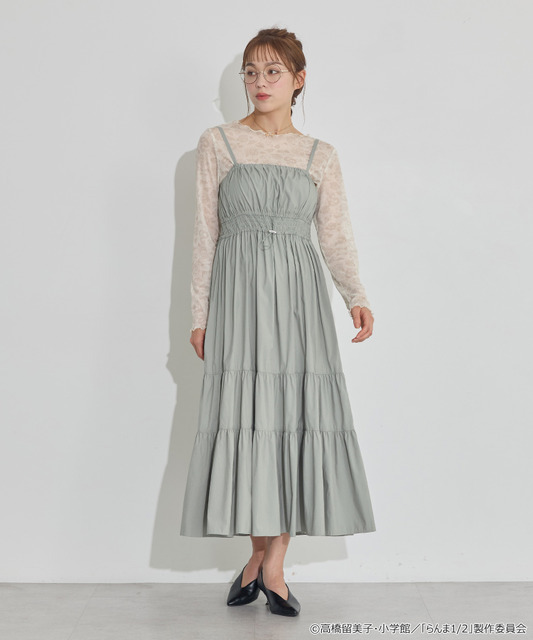 TVアニメ『らんま1/2』× earth music＆ecology Japan Label「シアートップス」アイボリー　着用イメージ（C）高橋留美子・小学館/「らんま1/2」製作委員会