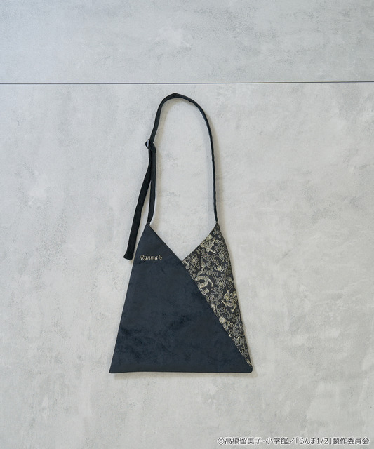 TVアニメ『らんま1/2』× earth music＆ecology Japan Label「チャイナトートバッグ」　ブラック（C）高橋留美子・小学館/「らんま1/2」製作委員会