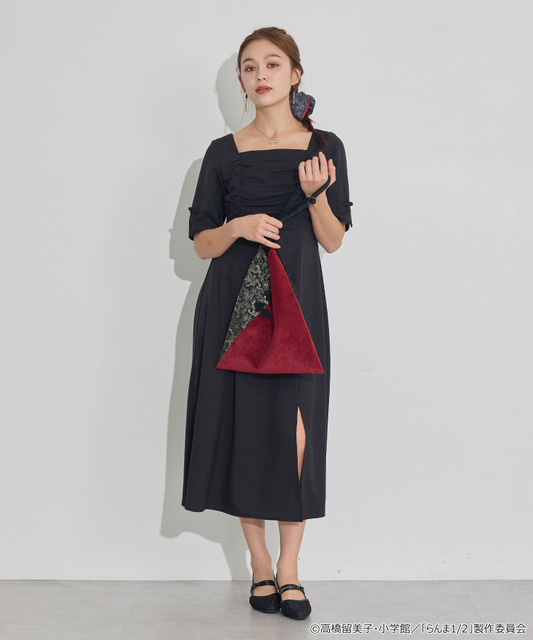 TVアニメ『らんま1/2』× earth music＆ecology Japan Label「チャイナトートバッグ」ブラック　使用イメージ（C）高橋留美子・小学館/「らんま1/2」製作委員会