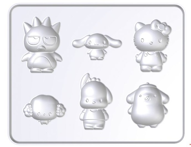 「サンリオキャラクターズ」オリジナルチョコ型 トレーイメージ