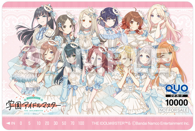 『学園アイドルマスター』×ローソン コラボQUOカード