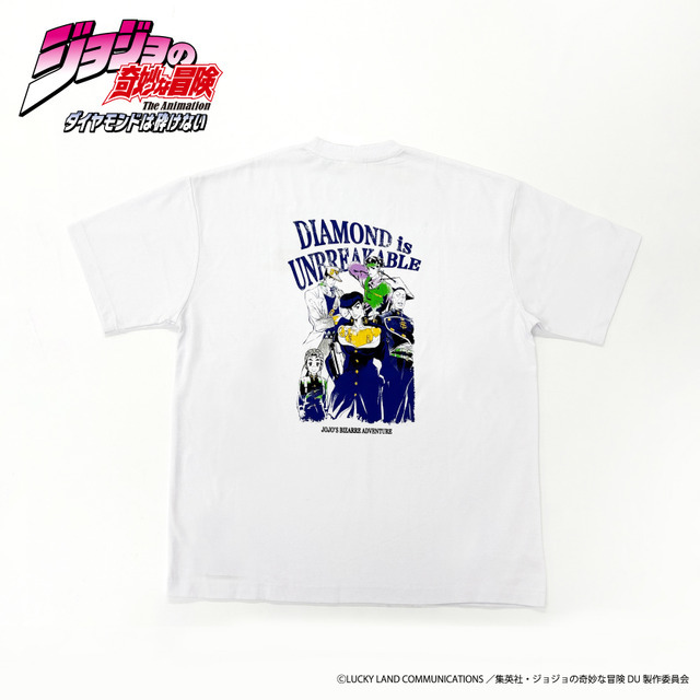 アニメ『ジョジョの奇妙な冒険 ダイヤモンドは砕けない』　プリントＴシャツ〈２色展開〉