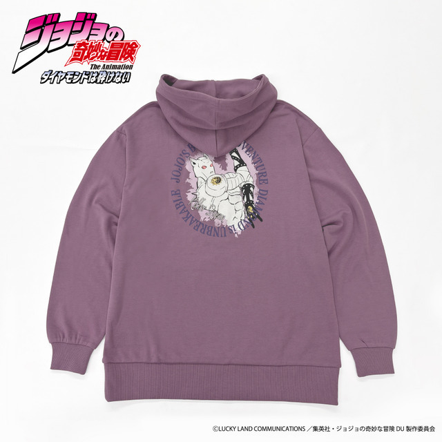 アニメ『ジョジョの奇妙な冒険 ダイヤモンドは砕けない』　「キラークイーン」プリントプルパーカ