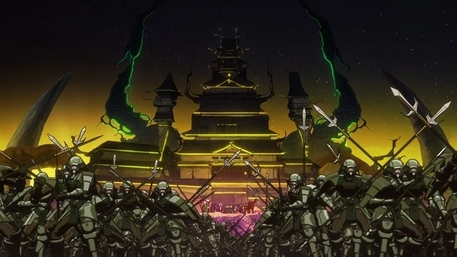 冬アニメ『鎧真伝サムライトルーパー』第1話「賦露楼寓」先行場面カット