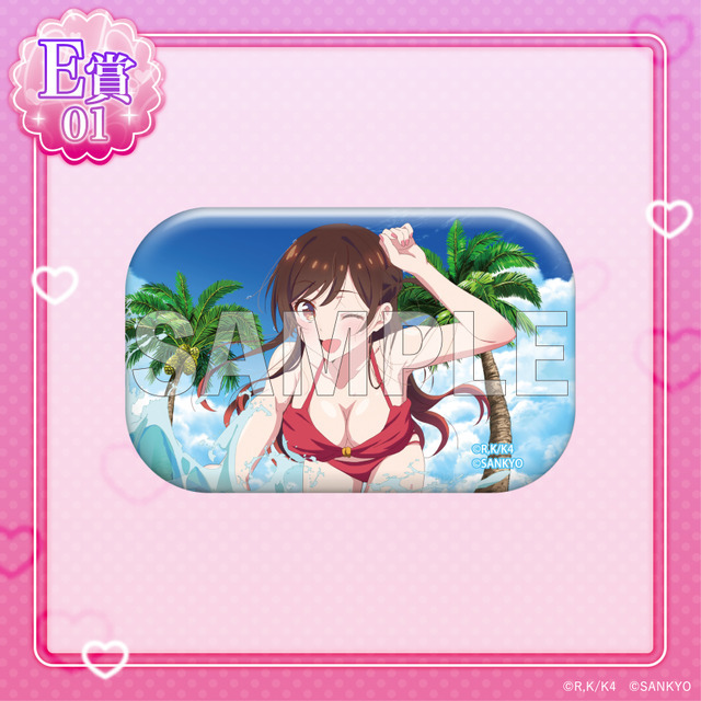 E賞「スクエア缶バッジ」水原千鶴A