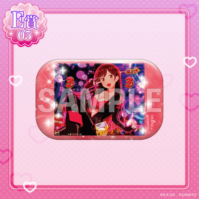 E賞「スクエア缶バッジ」水原千鶴B