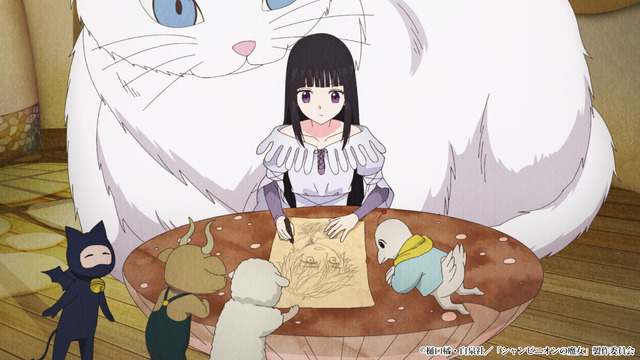 冬アニメ『シャンピニオンの魔女』第1話「黒魔女ルーナ」先行場面カット