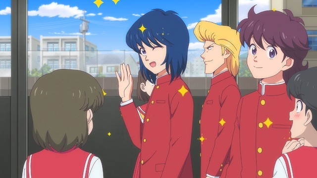 冬アニメ『ハイスクール！奇面組』第1話「奇面組登場！」先行場面カット