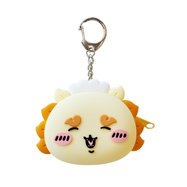 シリコンポーチ 全8種 各￥1,430(税込) モモンガ・くりまんじゅう・ラッコ・シーサー 古本屋は2/13（金）新発売