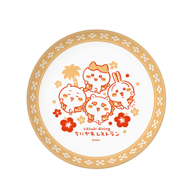 ラウンドプレート(アロハシャツ) ￥2,420税込