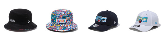 ニューエラ『ドラえもん』オリジナルコレクション新作「Bucket-01 Reversible」と「9FORTY」