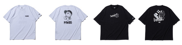 ニューエラ『ドラえもん』オリジナルコレクション新作「T-shirt」と「Oversized T-shirt」