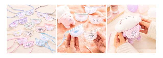 トレーディングミニよだれかけ（全8種）単品各660円／BOX5,280円