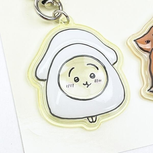 「ちいかわ ぷっくりったいペアキーホルダー」うさぎ