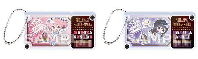 『魔法少女まどか☆マギカ』ローソンキャンペーン「チケット風アクリルキーホルダー付ムビチケコンビニ券」オリジナルグッズ