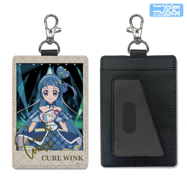 『キミとアイドルプリキュア♪』パスケース（ナスカン付き） 全5種(キュアウインク）